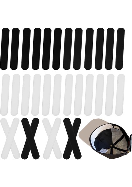 50 Adet Tek Kullanımlık Kapak Astarı Nem Emici Ter Bandı Siperlikli Şapka Yapışkanlı Ter Emici Şeritler Yama Bandı, Beyaz (Yurt Dışından) fırsatları