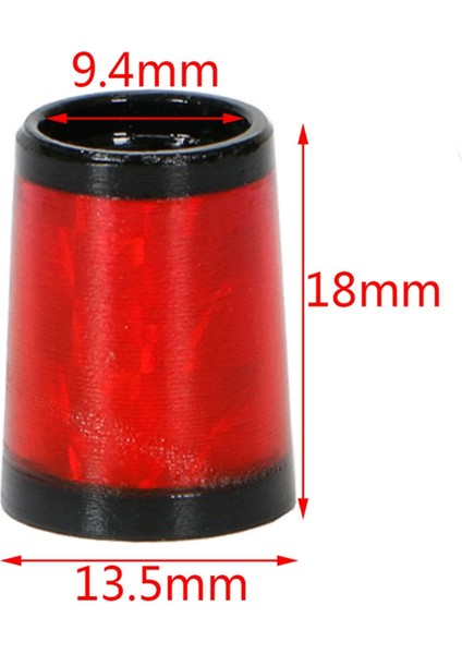 10 Adet Ipucu Boyutu 0.370 Golf Yüksük 9.4X18X13.5MM Golf Kol Yüksük Golf Ütüler Kulübü Milleri Aksesuarları Kırmızı (Yurt Dışından) fırsatları