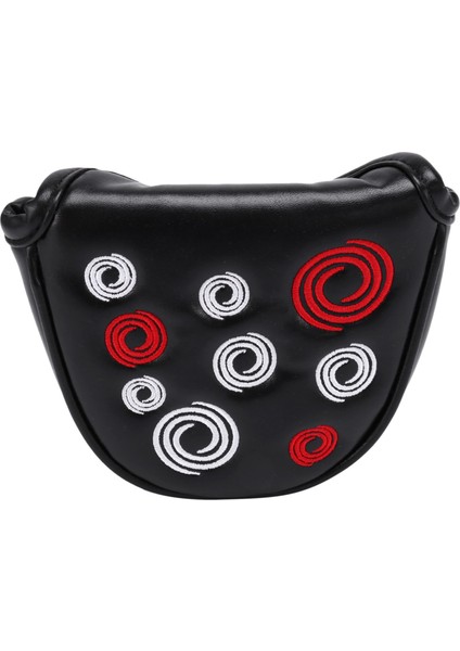 Yeni Golf Putter Başlığı Kılıfları Golf Tokmak Putter'ları Yarım Daire Mavi Daire Başlığı Kılıfları Manyetik, Siyah (Yurt Dışından) indirimleri