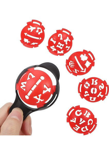 Golf Topu Işaretleyici, Renkli Çizgi Işaretleyici Kalemler, Üçlü Parça Plastik Golf Topu Işaretleme Hizalama Alet Seti, Kırmızı (Yurt Dışından) modelleri