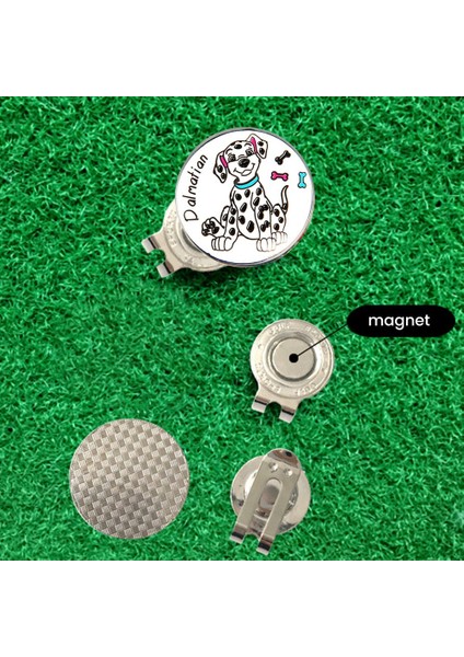 Golf Şapkası Klipsi Işaret Topu Pozisyonu Manyetik Çıkarılabilir Çinko Alaşımı Pas Korumalı Mark Topu Şapkası Aksesuarları (Yurt Dışından) fırsatları