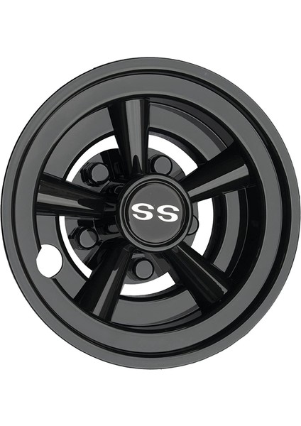 1 Adet 8 Inç Ss Golf Arabası Tekerlek Kapağı Kapağı 5 Kollu Tasarım Göbek Kapağı Golf Arabası Kulübü Araba Ezgo Yamaha (Yurt Dışından)