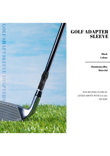 G410 ve Plus Sürücü ve Fairway Wood Için 0.335 Golf Kulübü Şaft Adaptör Kovanı (Yurt Dışından) modelleri