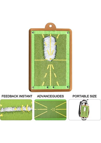 Salınım Algılama Vuruşu Için Golf Eğitim Matı, Gelişmiş Golf Darbe Matı, Iç Mekan/dış Mekan Gelişmiş Golf Vuruş Matı (Yurt Dışından) modelleri