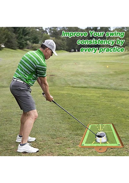 Salınım Algılama Vuruşu Için Golf Eğitim Matı, Gelişmiş Golf Darbe Matı, Iç Mekan/dış Mekan Gelişmiş Golf Vuruş Matı (Yurt Dışından) indirimleri