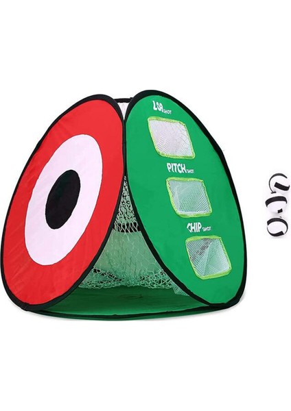 Golf Hedef Ağı, Çok Fonksiyonlu Taşınabilir Golf Uygulaması 3 Eğitim Topu ile Net Vuruş (Yurt Dışından)