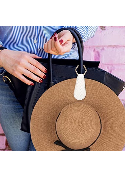 Seyahat Için Şapka Klipsi Manyetik Şapka Tutucu Sırt Çantası Klipsi Sırt Çantası Bagaj Açık Seyahat Essentials Pembe (Yurt Dışından)