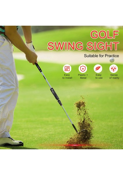 Golf Atıcı Sight Taşınabilir Golf Lazerler Eğitmen Golf Vuruş Vuruş Eğitim Amaç Hattı Yardımcıları Düzeltici Araçları Geliştirmek (Yurt Dışından)