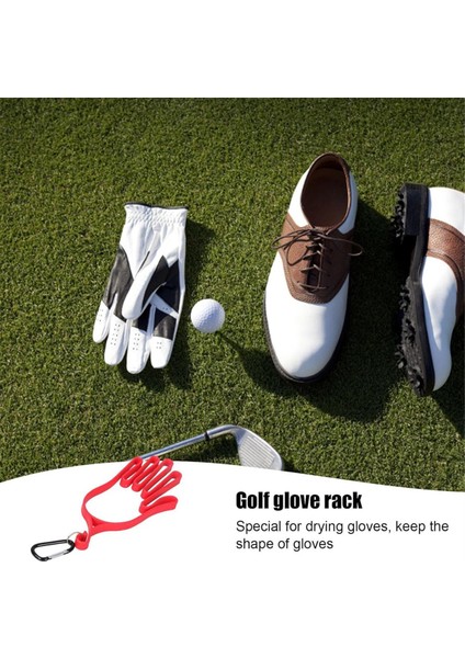 Erkek ve Kadın Golfçüler Için Eldivenlerin Kurumasını Kolaylaştıran Beyaz Eldiven Destek Rafı (Yurt Dışından) fırsatları