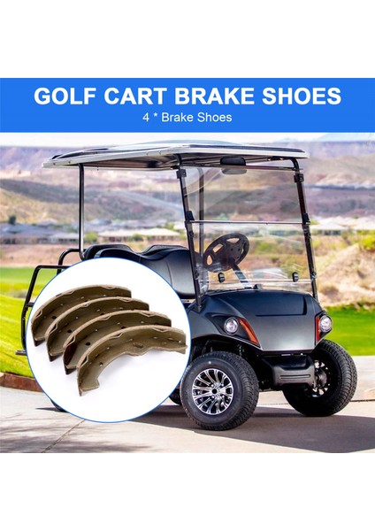 Golf Arabası Aksesuarları Yedek Fren Pabuçları Ezgo Txt Golf Arabası 27943G01 70795G01 27943-G01 70794-G01 (Yurt Dışından)