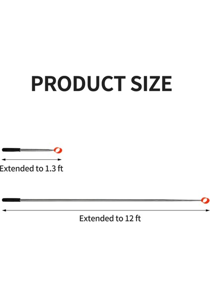Taşınabilir Paslanmaz Çelik Kaymaz Saplı Geri Çekilebilir Golf Topu Alma Aleti (Yurt Dışından) fiyatları