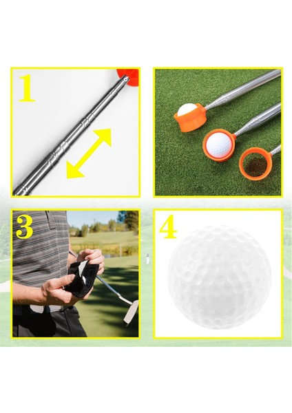 Taşınabilir Paslanmaz Çelik Kaymaz Saplı Geri Çekilebilir Golf Topu Alma Aleti (Yurt Dışından) indirimleri