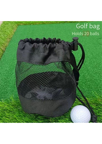Golf Topu Saklama Çantası Bağcıklı File Çanta Kumaş Çanta Golf Topu Bağcıklı Çanta (Yurt Dışından) fırsatları