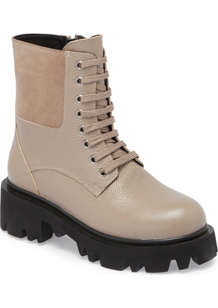 Vizon Deri Kadın Casual Bot - K24K1BT67753-A44