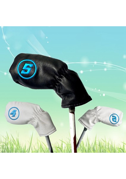 Golf Demir Kapakları Golf Baş Kapakları Numara Etiketli Golf Demir Kapakları Golf Oynamayı Seven Insanlara Uygun En Iyi Hediye Beyaz (Yurt Dışından) fırsatları