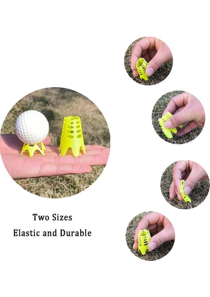10 Adet Golf Mat Tees, Golf Simülatörü Tees, Sürüş Alanı Için Pratik Golf Tees, Golf Eğitimi Için Ev Golf Tees, Sarı L (Yurt Dışından) fırsatları
