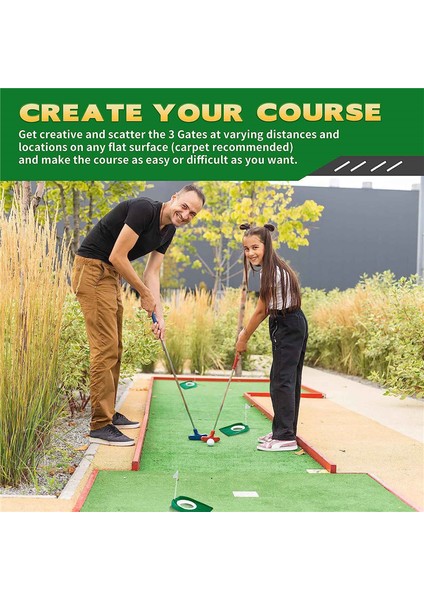 3 Adet Golf Putt Kupası Golf Deliği Eğitim Yardımları Golf Aksesuarları Plastik Bayraklı Golf Eğitim Puttları Yeşil + Beyaz (Yurt Dışından) indirimleri