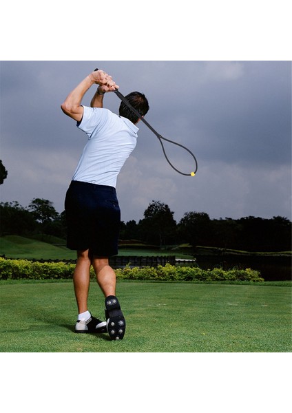 Golf Salınımı Eğitim Yardım Ipi, Taşınabilir Golf Ayarlanabilir Saplı Golf Duruş Hareketi Düzeltme Siyah (Yurt Dışından) indirimleri