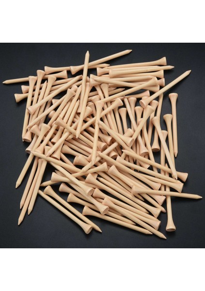 100X Burlywood Ahşap Profesyonel Golf Tees 83MM 3 1/4 Inç Uzunluk Golfçü Hediye (Yurt Dışından) modelleri