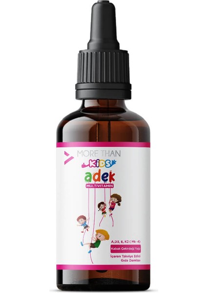 More Than Adek Kids Multivitamin Damla 30 ml