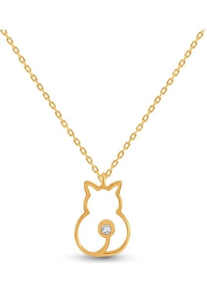 0.02 Karat Tasarım Pırlanta Kolye