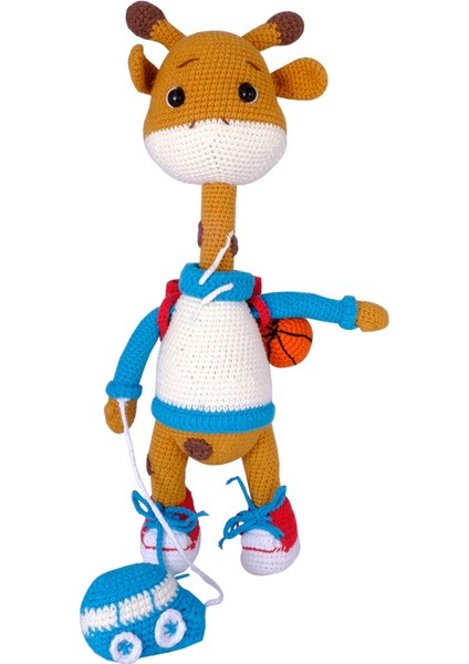 Amigurumi Basketbolcu Zürafa Oyuncak - Amigurumi fiyatları