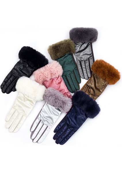 Kadın Yeni Kış Kadife Eldiven Kayak Artı Kadife Kalın Sıcak Dokunmatik Ekran Kore Tarzı Bisiklet Eldiveni (Yurt Dışından) fiyatları