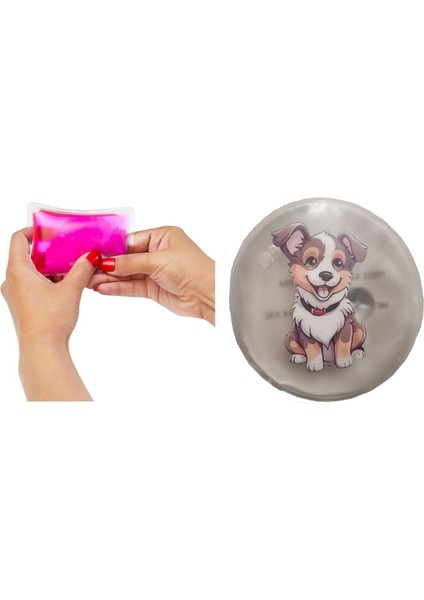 Sevimli Köpek Cep Sobası,el Isıtıcı,sıcak Su Torbası Pvc 9cm