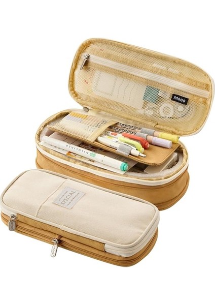 Sevimli Kutusu Kapasiteli Kalem Kahverengi Büyük - (Yurt Dışından)