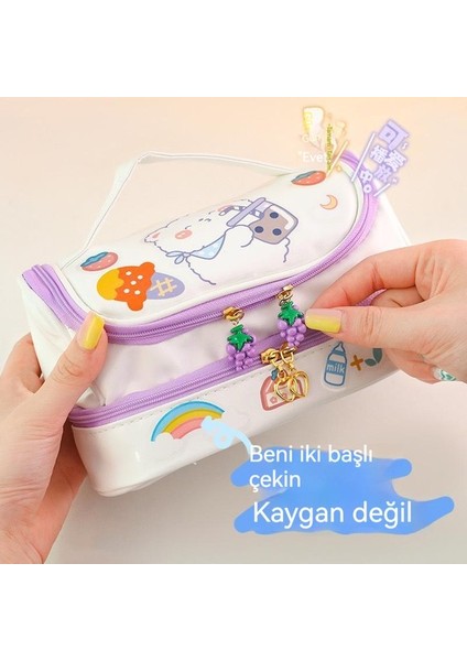 Karikatür Kapasiteli Kalem Çantası Büyük (Yurt Dışından) indirimleri