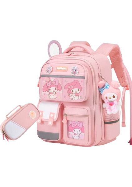 Ilkokul Öğrencilerinin Sırt Çantası Çocuk Omurga Koruma Sırt Çantası Su Geçirmez Büyük Kapasiteli Kalem Kutusu ile (Yurt Dışından)