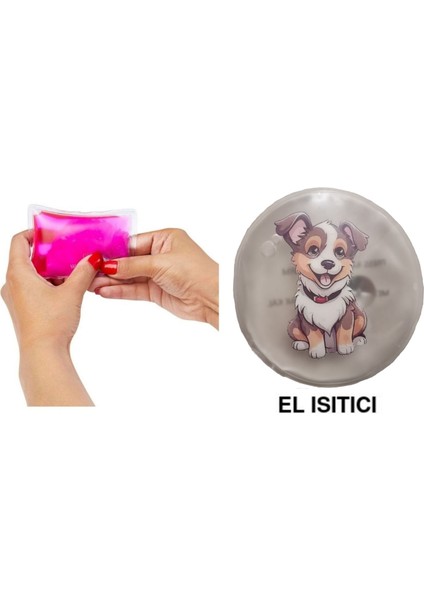 Sevimli Köpek Cep Sobası,el Isıtıcı,sıcak Su Torbası Pvc 9cm