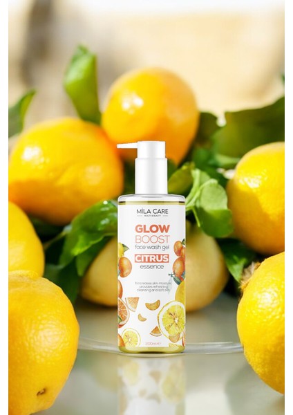 Glow Boost Citrus Makyaj ve Yüz Yıkama Jeli 200 Ml x 2 Adet