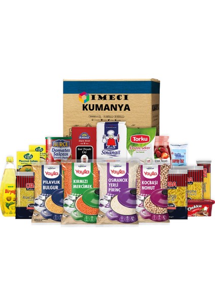 Ramazan Paketi Gıda Kumanya Yardım Erzak Kolisi