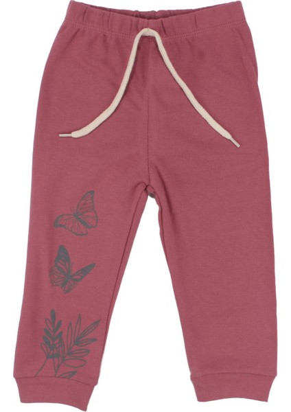 Kız Çocuk Kelebek Baskılı 2'li Pijama Takımı fırsatları