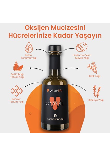 Oxyoil Bitkisel Yağ Karışımı 250 ml