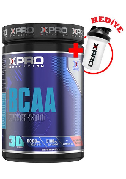 Bcaa 8800 Powder 450 gr - Karpuz Aromalı