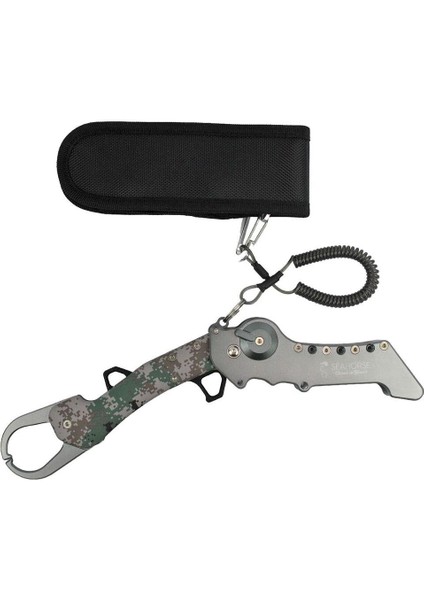 Katlanır Balık Tutucu Gripper - Gri