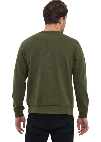 Erkek Yağmur Desen Sıfır Yaka Sweat fırsatları