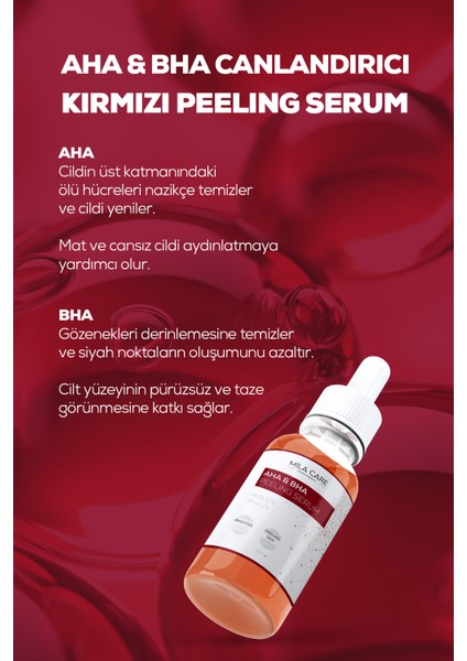 Aha & Bha Canlandırcı Ve Cilt Tonu Eşitleyici Peeling Serum 30 Ml X 2 Adet