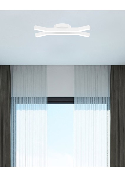 Formica (Beyaz Kasa, Sarı Işık) Ledli Modern Plafonyer LED Avize Salon Mutfak Oturma Odası Antre Hol Çocuk Odası LED fiyatları