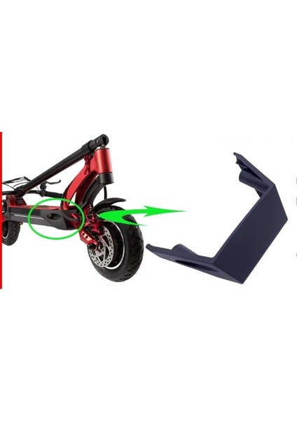 Kaabo Mantis 10 Inç Scooter Için Pedal Ön Kapak