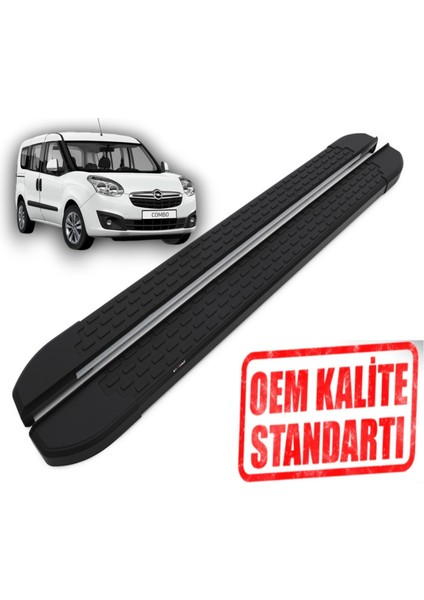 Combo D 2010 2018 Araca Özel Nevada Siyah Yan Basamak