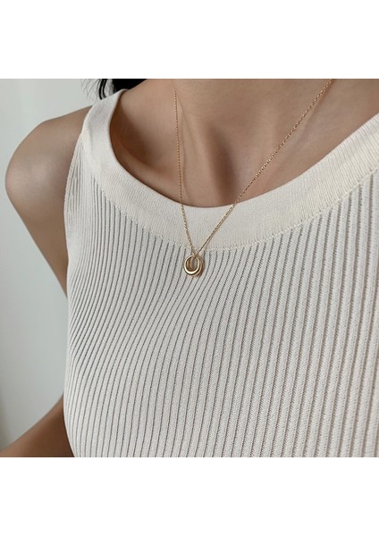 Ins Tarzı Inci Kabuk Yaz Tüm Maç Kolye Kadın Fiyonk Solmaz Niş Tasarım Klavikula Zincir Takı (Yurt Dışından)