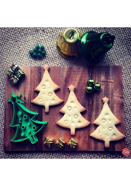 Yılbaşı Ağacı Kurabiye Kalıbı