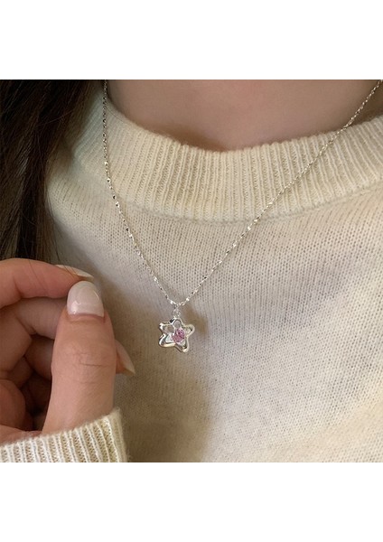 Ins Tarzı Inci Kabuk Yaz Tüm Maç Kolye Kadın Fiyonk Solmaz Niş Tasarım Klavikula Zincir Takı (Yurt Dışından)