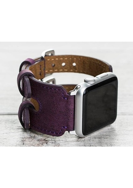 Apple Watch Uyumlu Deri Kordon 38-40-41MM Cuff Db G7