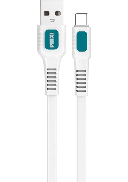 Force CB457T Yassı ve Güçlendirilmiş Type-C USB Şarj ve Data Kablo