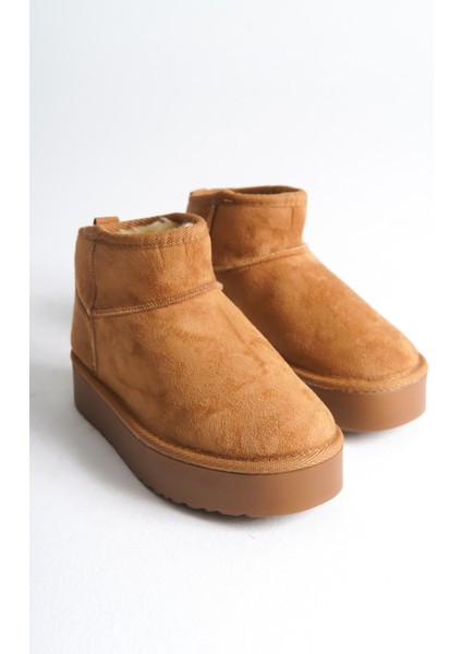 Kadın Süet Yüksek Taban Ug Örgülü Bot fiyatları