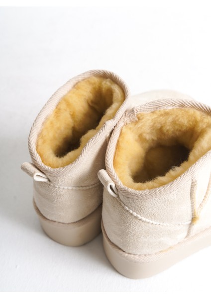 Kadın Süet Yüksek Taban Ug Örgülü Bot fırsatları